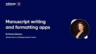Top manuscript writing and formatting apps | Editage