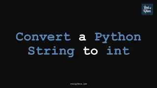 RP Convert a Python String to int (Beginner)