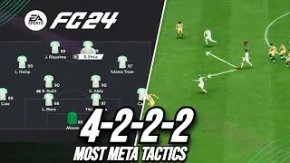 THIS FORMATION IS SO OP! Best 4222 Custom Tactics EA FC 24