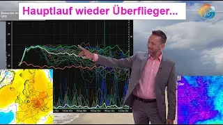 Hauptlauf wieder Überflieger. Unsicherheiten bleiben nach Hitze. Wettervorhersage 27.08.-06.09.2024.