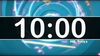 10 Minute Timer with Cool Upbeat Music for Kids! Chill Instrumental Countdown Timer HD!