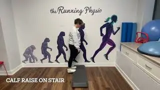 Hill Strength Training for Runners - Calf Raise on Stair