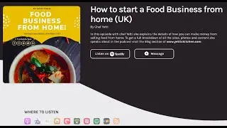 How to start a food or restaurant business from home - UK