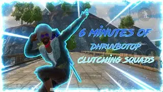 6 minutes of DhruvBotOP clutching squads Ft.Esca gaming and MegaVexe | DhruvBotOP |