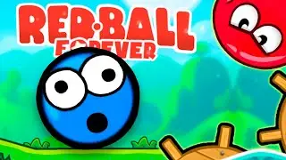 Собираю все звезды и Суперлегкий валун в Red Ball Forever