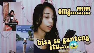 REACTION TIKTOK CEWEK GANTENG // COWOPUN BISA KALAH GANTENG😱