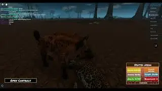 Leopards VS Hyena and Corpse Dragging! | ROBLOX: Mosaic Survival