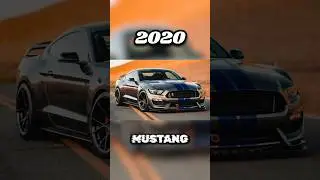 Evolution of Ford Mustang GT 🔥(1964 ~ 2024) #shorts #virel #mustang
