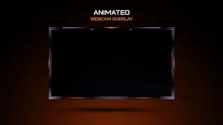 Clean Animated Webcam Overlay Template For Streamers