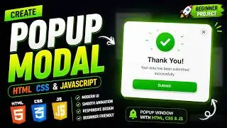 How to Create a Popup Window with HTML, CSS, and JavaScript