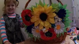 Украшение на пасхальную корзину как красиво украсить корзину к пасхе