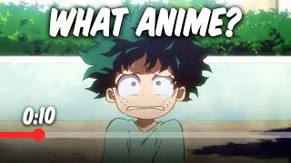 Can you guess the Anime by the first 10 Seconds? [Easy - Hard]