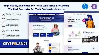 CryptoLance HTML5 Website Template - Professional Crypto & NFT Platform UI 🚀🌐