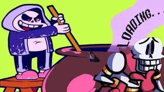 FNF Mod | Full 3rd Song | Friday Night Funkin' Dustswap Papyrus VS Sans