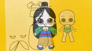 DIY MULAN LOL DOLLS Paper Dolls and Cartoons For Kids 💕 Superhero Babies