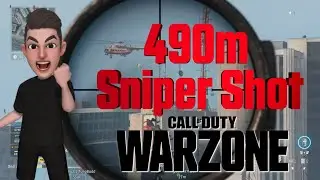 Call Of Duty Warzone 490m Sniper Shot!