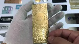 Label Perfume Custom Gold Sticker Metal Label Embossed Metal Label For Glass Perfume Bottle Label