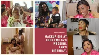 Weekend Vlog: Coco Emilia weds Francis Mvemba (Makeup gig), Emma Lohoues, my Nephew Ian turns 1!