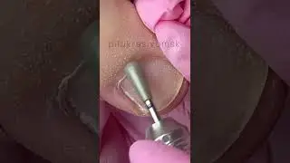 Аппаратный срез кутикулы #педикюр #аппаратныйпедикюр #pedicure