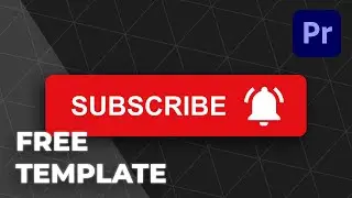 Free YouTube Subscribe Animation Template | Premiere Pro Mogrt