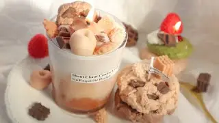 Candle Making Tutorial #12: Coffee Latte & Hand Shaped Cookies