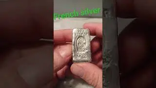 French 100 g silver bar