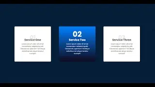 CSS And HTML Our Services Section | Web Design hover effects