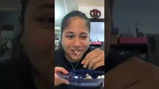 Sitha Marino eats Batak style nainiura 