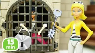 A Lady Bug ficou presa no castelo! Miraculous: As Aventuras de Ladybug em português