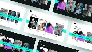 Website Landing Page Design With Slick Carousel | Toggle Menu Reversed Animation | Card Hover Effect