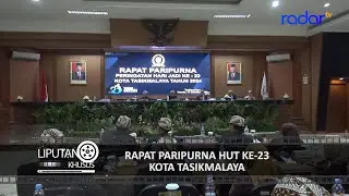RAPAT PARIPURNA PERINGATAN HARI JADI KE 23 KOTA TASIKMALAYA - LIPUTAN KHUSUS