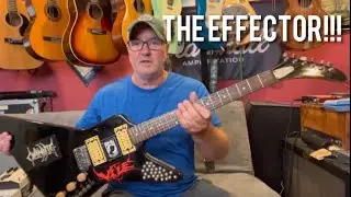 The “Effector” Explorer style Electric Guitar