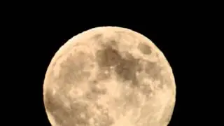 Super Moon Emerging from San Francisco Fog