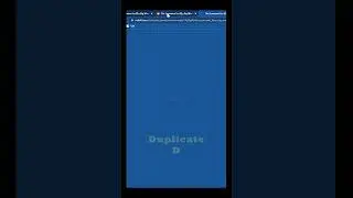 Duplicate 🖱 vs D // How To Duplicate Tabs in Google Chrome Browser // Windows #shorts