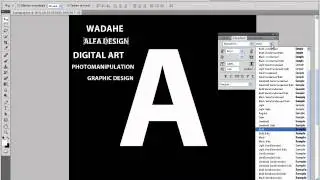 comment créer un design Typographique avec Photoshop CS5 بالدارجة المغربية