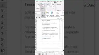 CONVERT TEXT TO COLUMNS IN FEW SECONDS IN EXCEL 