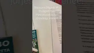 14.1 Straight Pool kisojen järjestelyt etenee!