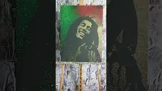 glitter painting, Bob Marley Music: ChillMusician: LiQWYDURL: http://www.soundcloud.com/liqwyd