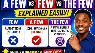 Stop Confusing A Few, Few & The Few 
