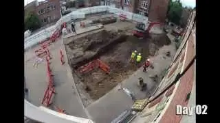 Time-lapse Recording of the Archaeological Dig at the Richard III Burial Site