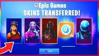 *NEW* MERGE ACCOUNTS In FORTNITE! - TRANSFER SKINS In Fortnite! (Fortnite Account Merging