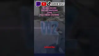 WORLDS FASTEST WARZONE GAME #warzone #rebirthisland  #callofduty #gaming #warzonerebirth #cod