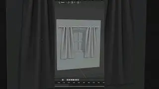how create curtains 1 minute with cloth modifier 