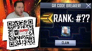 RANDOM QR CODE BREAKER!! First Codebreaker Rewards! | WWE SuperCard