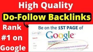 Dofollow Backlinks | Dofollow Backlinks Instant Approval | Dofollow Backlinks Kaise Banaye