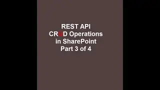 REST API Update Operation