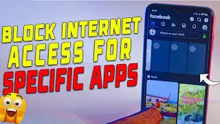 How to stop internet access for specific apps on android mobile 2024 | TECH ON |