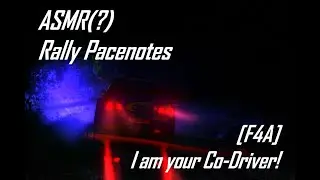 ASMR - I am Your Co-Driver! Rally Pacenotes [Lofi - Intentional Distortion]