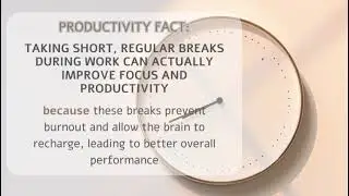 Productivity Facts That Will Boost Your Efficiency - Fact 1