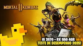 LOSSLESS SCALING - TESTE NO MORTAL KOMBAT 11 NA (RX 550 + I5 3570) - 2025!